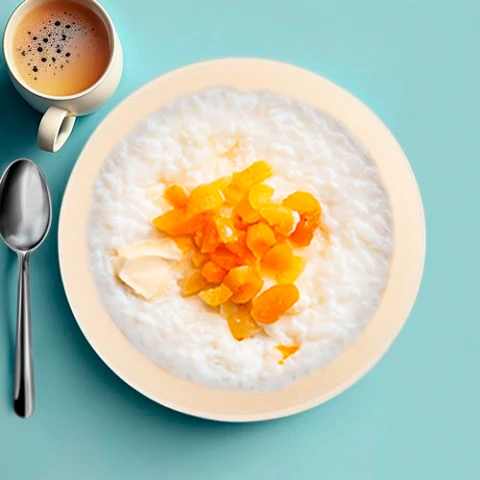 Каша рисовая с медом, курагой и миндалем Кумир